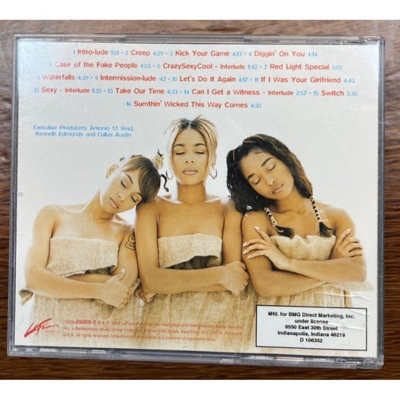 TLC Crazy Sexy Cool CD 1994 R&B Soul CrazySexyCool - Picture 3 of 6